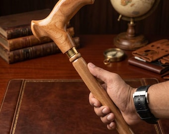 Walking Stick/ Cane For Grand Parents | Adult Mobility Aid Handmade 3 Fold Stick