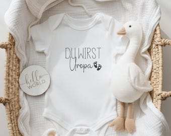 Du wirst Uropa Baby Body, Schwangerschaft verkünden, personalisierter Baby Body, Geschenkidee für Uropa, Überraschung Urgroßeltern