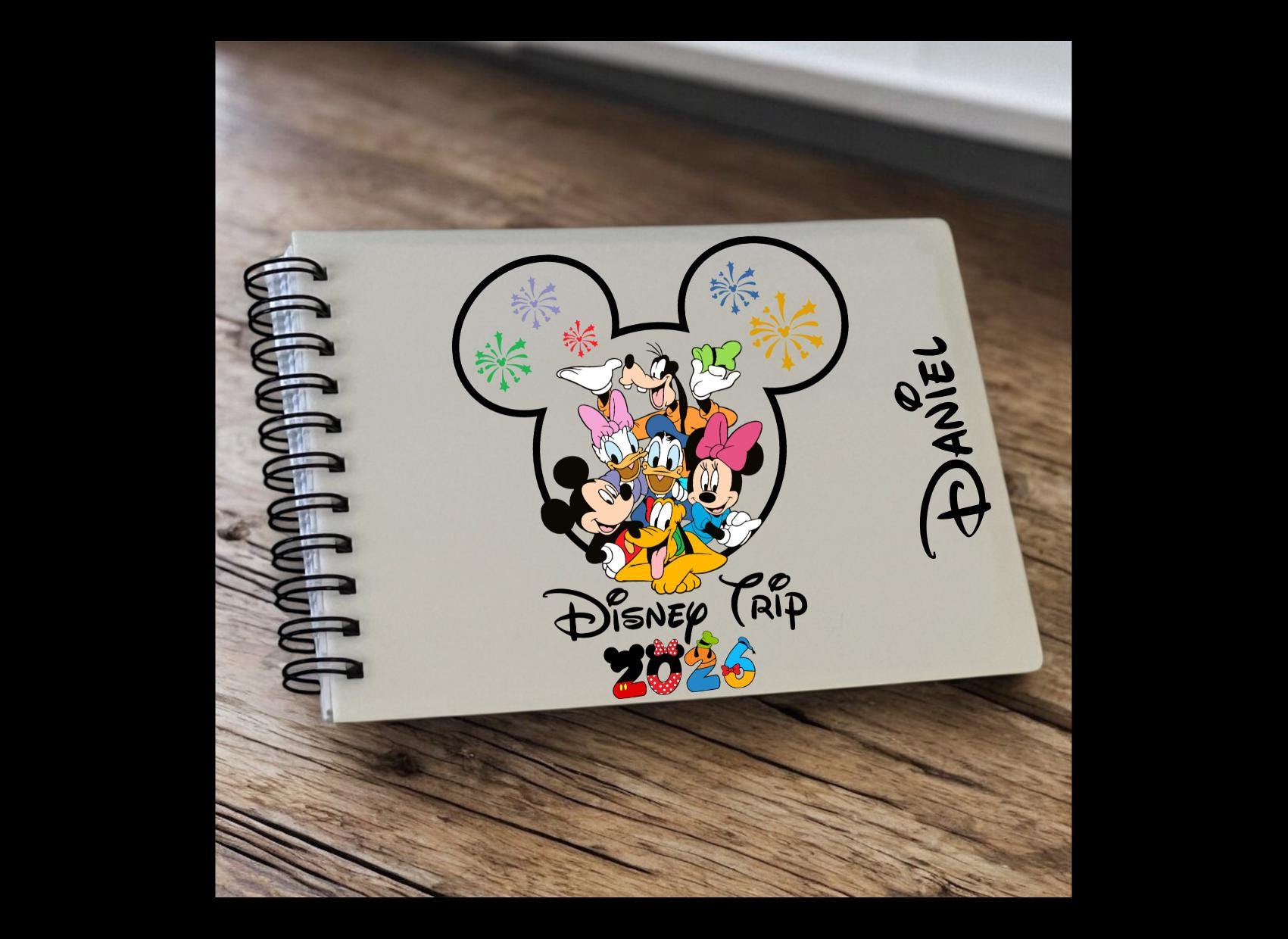 ミッキーマウス　ミニーマウス　リトグラフ　COA認定書付き Personalised Disney Autograph Book 2026. Mickey. Minnie. - Etsy