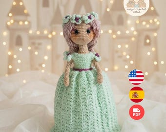 Crochet Doll Pattern Amigurumi Princess (PDF)