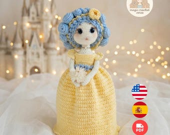 Crochet Doll Pattern – Amigurumi Princess Luna | PDF Digital Pattern
