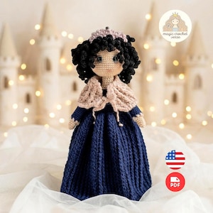 Crochet Amigurumi Doll Pattern: Princess Selina (PDF)