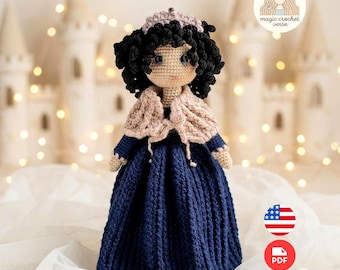 Crochet Amigurumi Doll Pattern: Princess Selina (PDF)