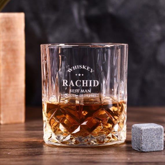 For Husband Personalized Custom Engraved Whiskey Glas – UK Thanks For All The Orgasams Whiskey Glass