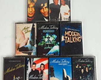 Modern Talking Euro Disco Cassette Tape – 80s Synth Pop Fan Collection