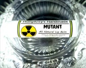 MUTANT Lip Balm, Lemon Lime Flavor, Toxic Waste Essential Oil Horror Gift Stocking Stuffer, Natural Bee Balm, Jojoba Oil Mango Butter