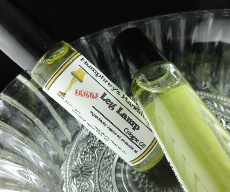 Men's LEG LAMP Cologne Oil Pine and Eucalyptus Scented Etsy