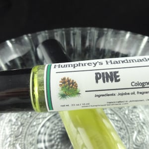 PINE Men&#39;s Cologne Oil, Women&#39;s Pine Tree Scented Unisex Roll On Cologne, Fir Fragrance Oil Scented Cologne, Moisturizing Jojoba Oil