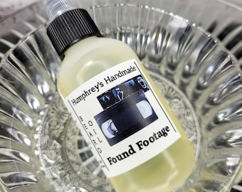 FOUND FOOTAGE Beard Oil, Cologne Oil, 2oz 4oz .5 oz Mahogany Black Tonka Scented Beard Conditioner, Apricot Kernel Oil, Avocado Oil