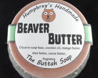 BEAVER BUTTER Soap, Pine Woods Amazing Buttah Soap, Cocoa Butter, Shea Butter, Mango Butter
