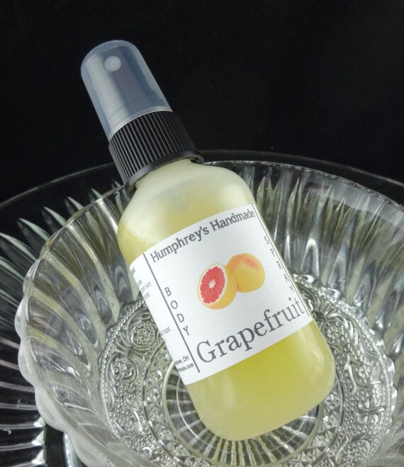 GRAPEFRUIT Body Spray Citrus Grapefruit Scented Handcrafted Etsy