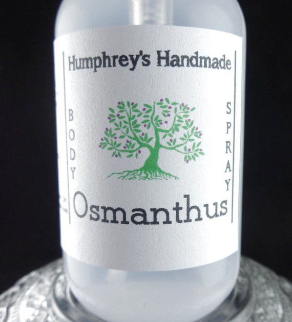OSMANTHUS Body Spray, Peach Tea, Asian Japanese Olive Flower