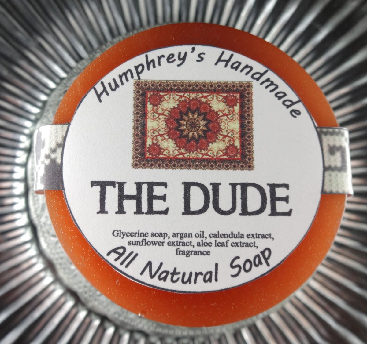 The Dude Soap Peppermint, Amber, Bourbon, Mechanic, Gardeners Soap