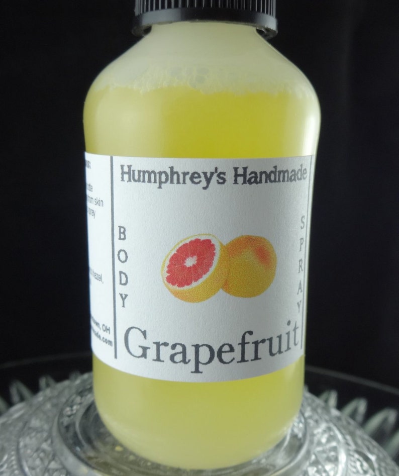 GRAPEFRUIT Body Spray Citrus Grapefruit Scented All Natural Etsy