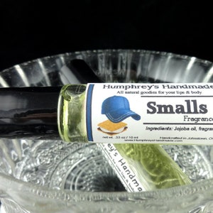 SMALLS S&#39;more Cologne Oil, Unisex Men&#39;s Roll On Cologne, Sweet Fragrance Oil, Bpa Free Glass Bottle, Moisturizing Jojoba Oil, Fall Autumn