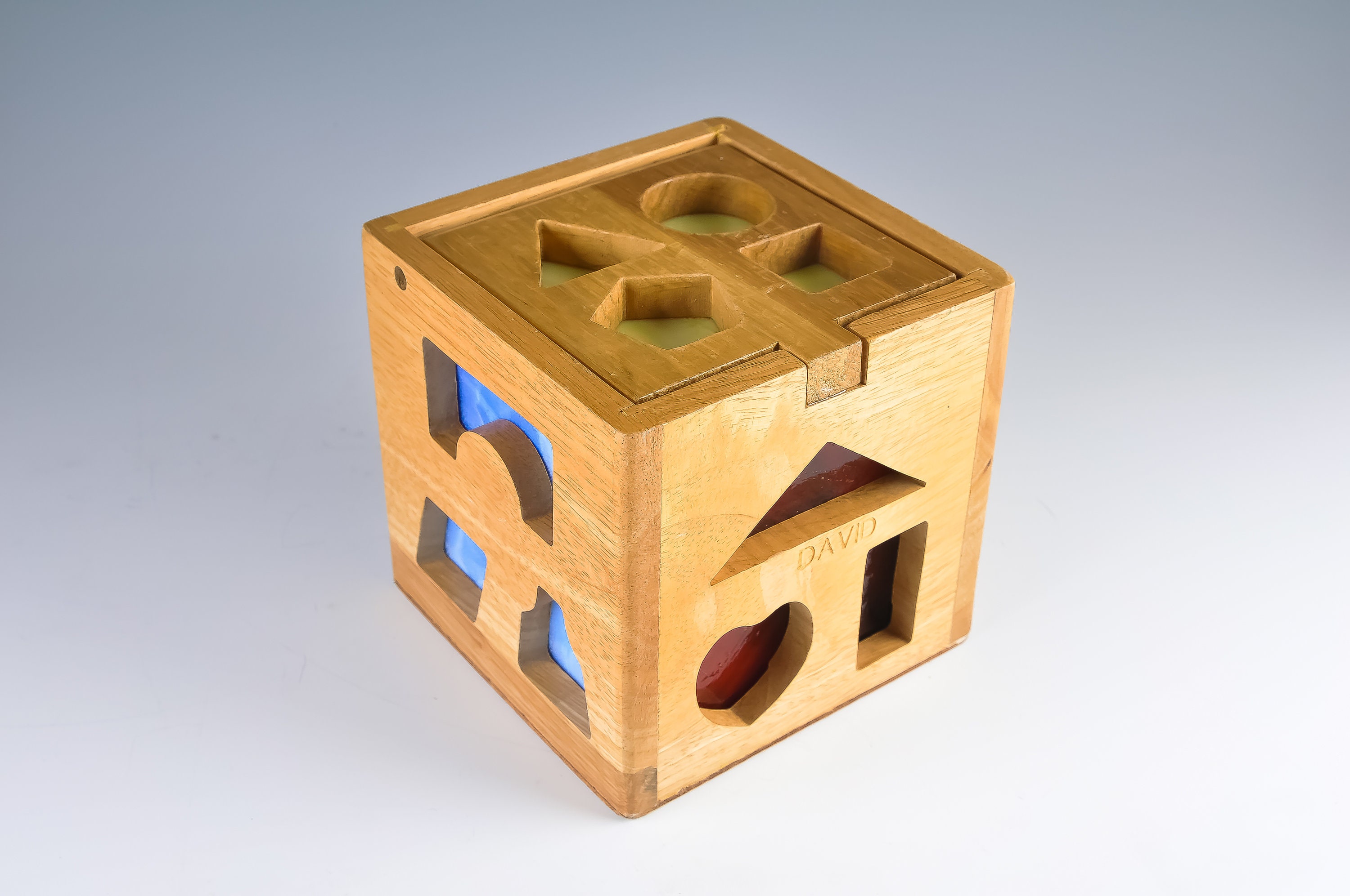 Lámpara de acento de vidrio manchado luz de noche lámpara de | Etsy