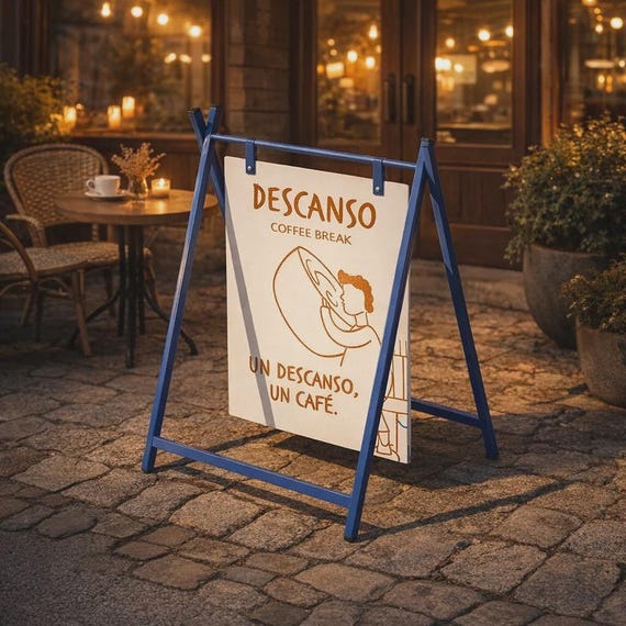 Sidewalk Sign - Sandwich Board - Advertising Sign - Business Sign - Menu Sign - Custom Outdoor Sign