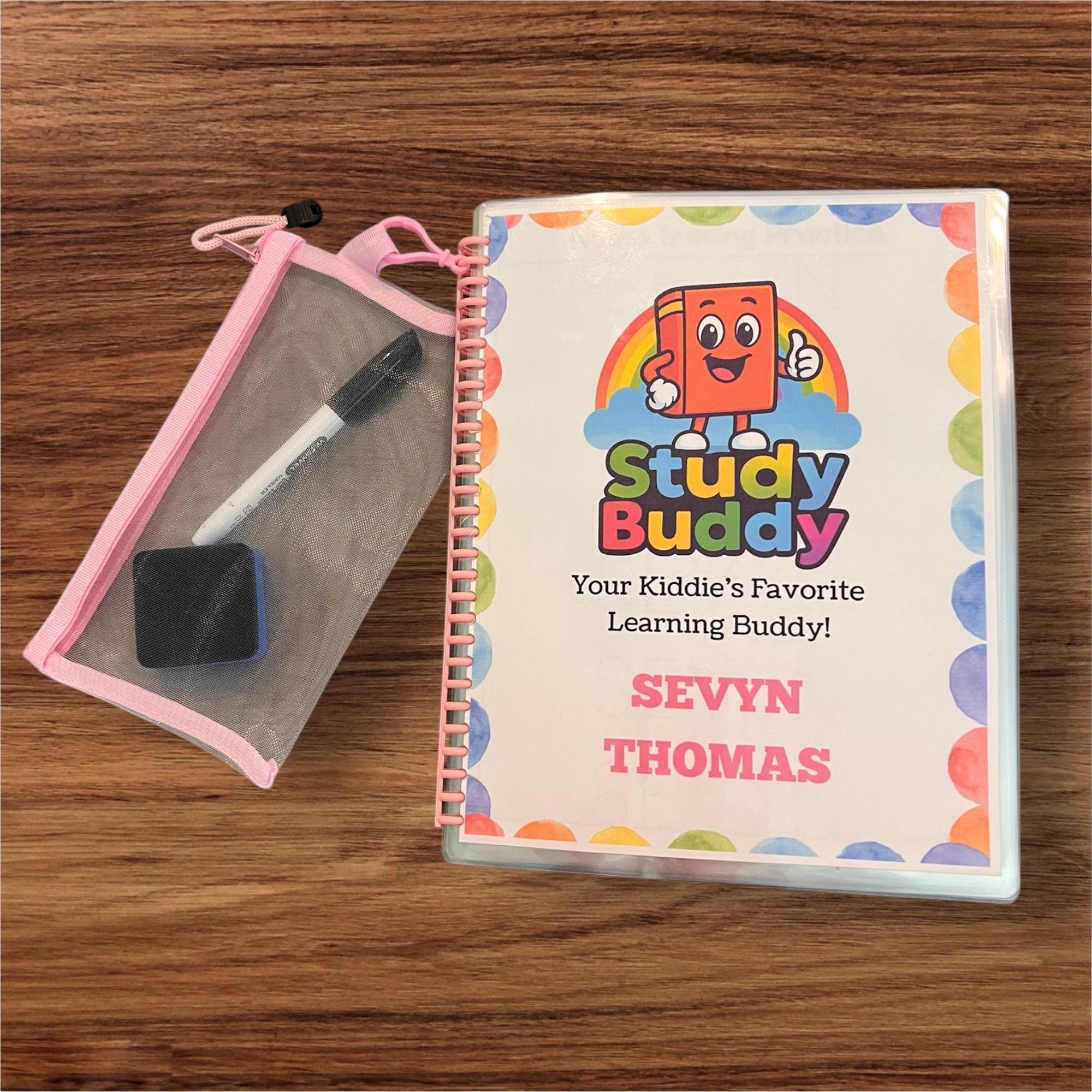 Study Buddy Learning Activity Book - Etsy