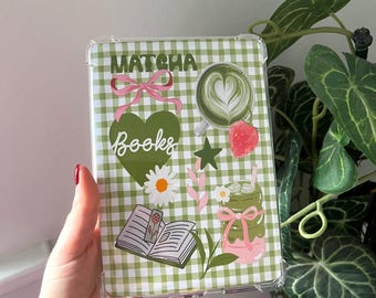 Matcha Books Kindle Insert | Bookish E-Reader Decor