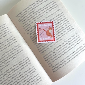The Archer & The Fox Sticker | Once Upon A Broken Heart | Fairytale Romance Bookish Sticker | Rainbow Holographic | Fantasy Reader Gift