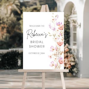 Love Is In Bloom Welcome Sign Love Is in Bloom Bridal Shower Sign Love In Bloom Bridal Shower Bridal Shower Welcome Sign Wildflower Bridal