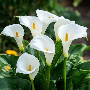 White Calla Lily Seeds | Elegant Pure Bloom for Garden, Pots & Bouquets | Easy to Grow, Classic Wedding Flower