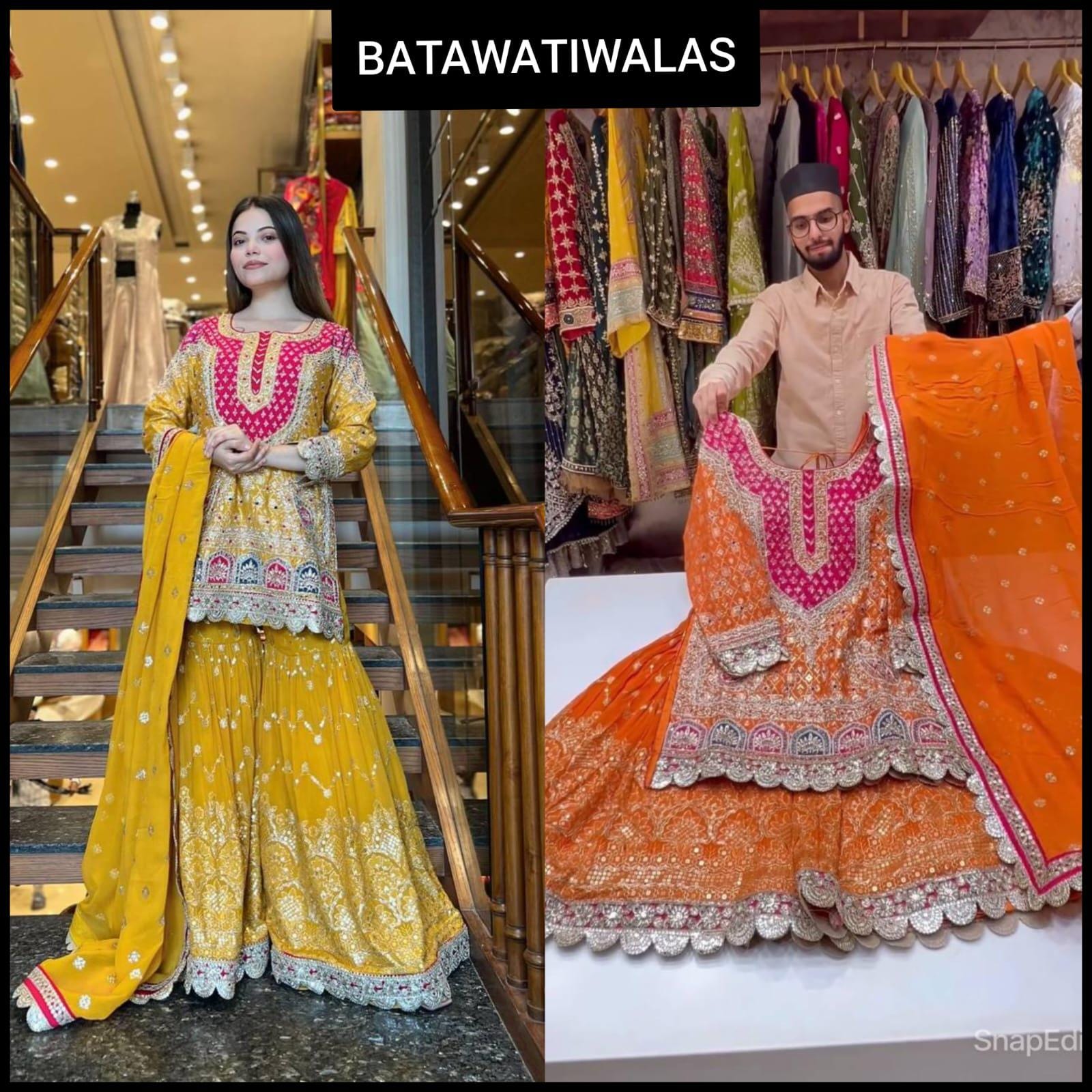 Yellow Punjabi Suit - Etsy