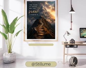 Andas, tro, bli, tryck, bohemisk akvarell citat, väggkonst, motiverande poster, salviarosa dekor, inspirerande digital nedladdning