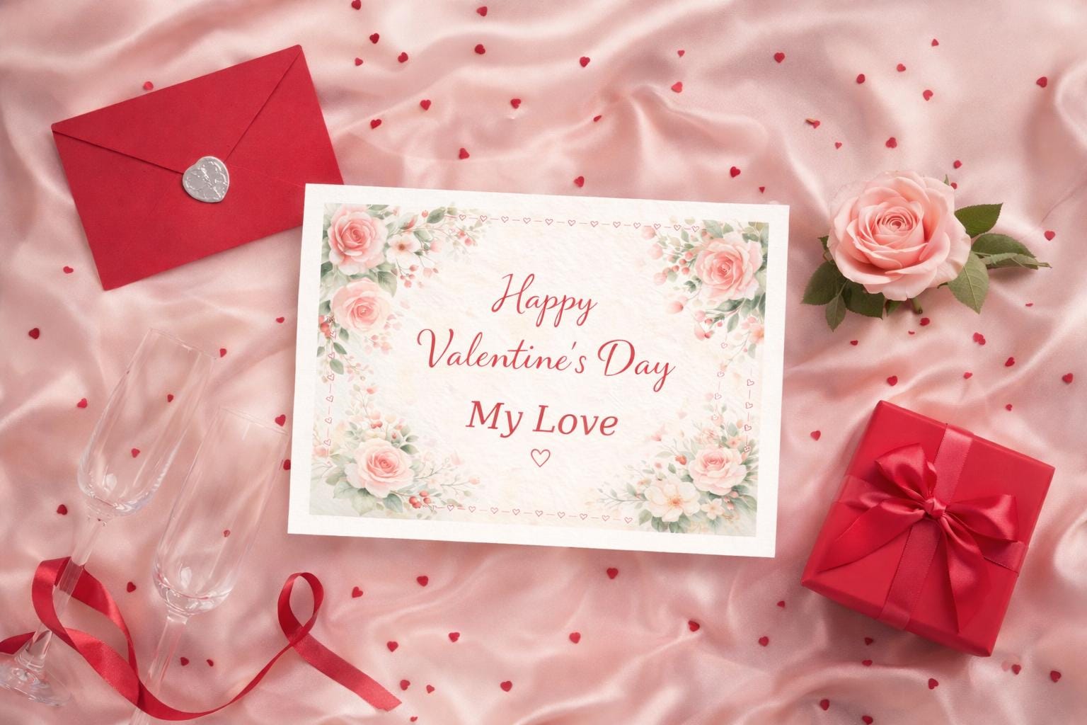 Biglietto D'Auguri Romantico Con Cartina Portafoglio In Acciaio – Regalo Per Fidanzata O Moglie - 4