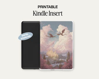 Dragon Castle Kindle Case Insert | Bookish Fantasy (Digital Download)