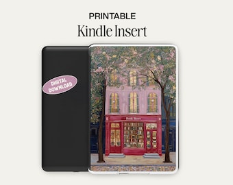 Utskrivbar Kindle-bilagor till den parisiska bokhandeln | Direktnedladdning
