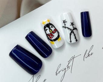 No Face Press On Nails, Spirited Away Anime Nails