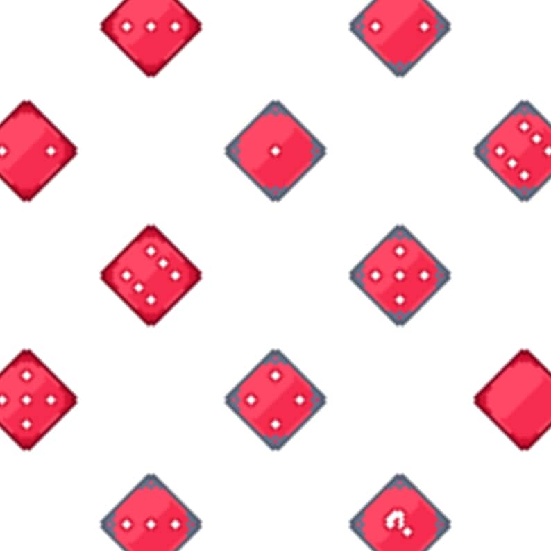 Square Dice Patterns Cross Stitch Patterns | Cards and Dice Pack! | Digital Downloads - Etsy