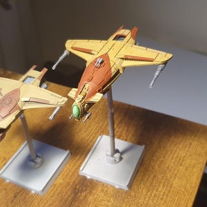 Painted Kimogila variant 3d model for Xwing Miniatures game