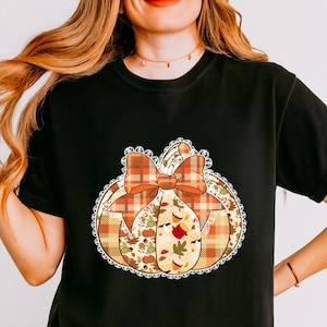 Preppy Floral Pumpkin png, Floral Patchwork png, Fall Pumpkin png, Autumn png, Fall Girly png, Fall Sublimation, Tis the season, Pumpkin png