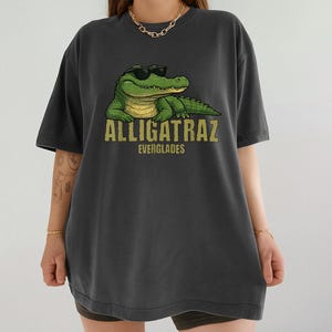 Alligator PNG, Vintage Gator Enforcement Clipart, N.I.C.E Alcatraz Squad Design, Funny Sublimation Shirt File, Parody Retro Reptile Art