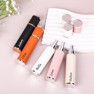 Personalized Refillable Perfume Atomizer: Engraved Travel Perfume Bottle