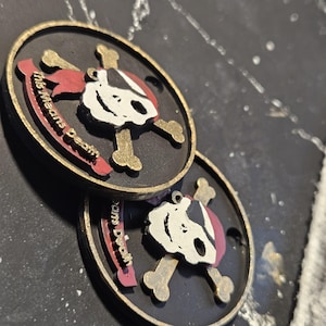 Custom Pirate earrings