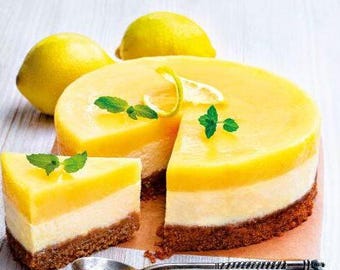 Ricetta facile per cheesecake al limone / Scarica PDF stampabile