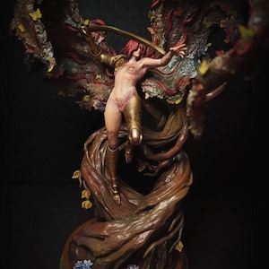 Malenia, Blade of Miquella from Elden Ring - Hand-Painted 3D Printed Resin Figure (Collector&#39;s Item)