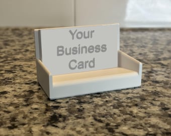 Minimalist and Aesthetic Business Card Holder - For Standard 3.5"x2" Cards!