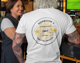 Camiseta del cumpleaños de la Generación X de 1967: Camiseta retro vintage