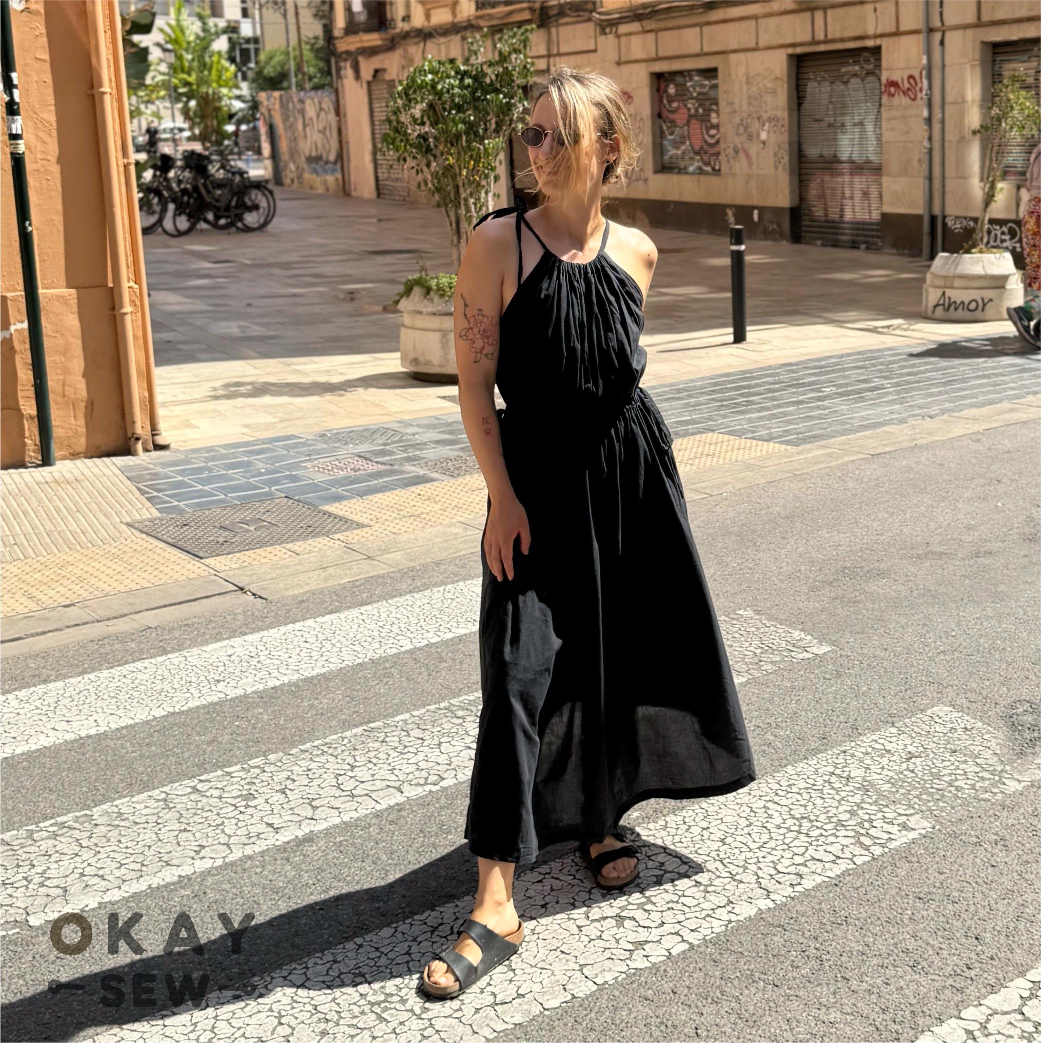 Boho Maxi Dress Sewing Pattern: Beginner-friendly A-line (PDF Pattern) -  Etsy