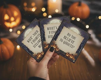 Halloween Truth or Dare Game 60 Printable Cards Party Game for Kids and Adults Digital Download