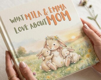 Personalized What I Love about My Mommy Storybook | Mother’s Day Gift from Children | Custom Mom Keepsake Book