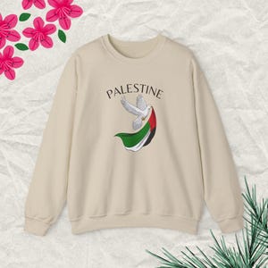 Free Palestine Unisex Sweatshirt, Cozy Sweatshirt, Awareness Shirt, Ethical Fashion, Free Palestine, Stand with Genocide, Free Gaza