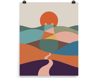 Cat Landscape 65 - Art print