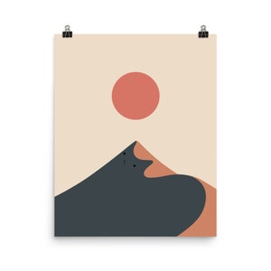 Cat Landscape 92 - Art print