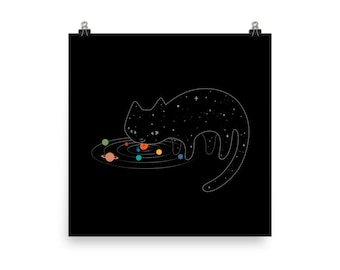 Cat Landscape 117: Catstronomy - Art print