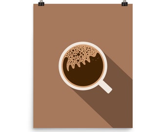 Coffee Cat 6 - Art print